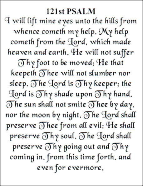 121st Psalm